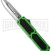 Titan Green D/A OTF Automatic Knife - Dagger Satin Plain -Kershaw Shop titan green satin plain cm large