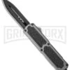 Titan Gray D/A OTF Automatic Knife - Dagger Black -Kershaw Shop titan grey black plain cm 2 large