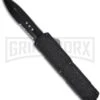 Titan Black D/A OTF Automatic Knife - Dagger Black Serr -Kershaw Shop titan otf black automatic s new large