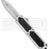Titan White D/A OTF Automatic Knife - Dagger Satin Plain -Kershaw Shop titan otf white black jm large