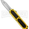 Titan Yellow D/A OTF Automatic Knife - Dagger Satin Plain -Kershaw Shop titan otf yellow black jm large