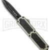 Titan Tan D/A OTF Automatic Knife - Dagger Black 1 Titan Tan D/A OTF Automatic Knife - Dagger Black -Kershaw Shop titan tan black plain cm large